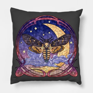 Midnight Moth Pillow