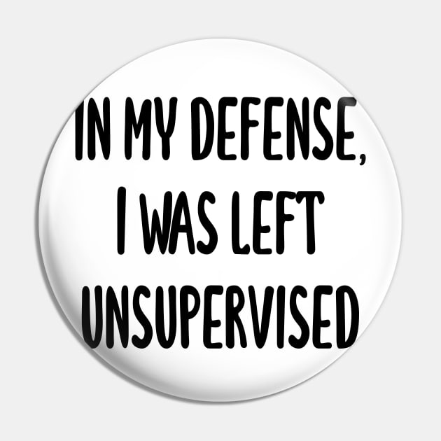 In my defense Pin by FontfulDesigns