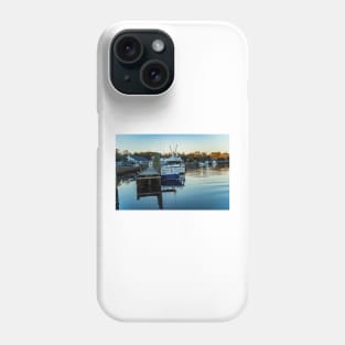 Boats in a river Phone Case