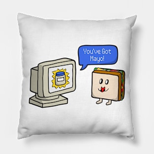 You've Got Mayo (Hand drawn) Pillow