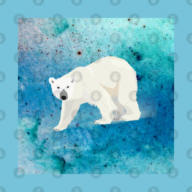 Polar bear (bg) by helengarvey