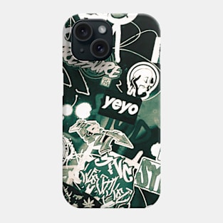 Green Graffiti Street Art NYC Phone Case