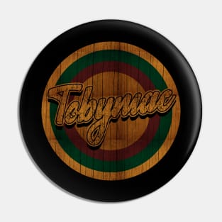 Circle Retro Tobymac Pin