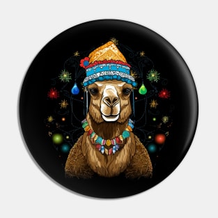 Camel Christmas Pin