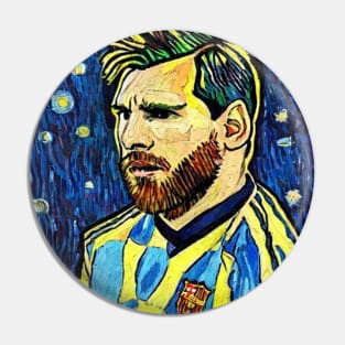 Messi Art Tshirt Pin