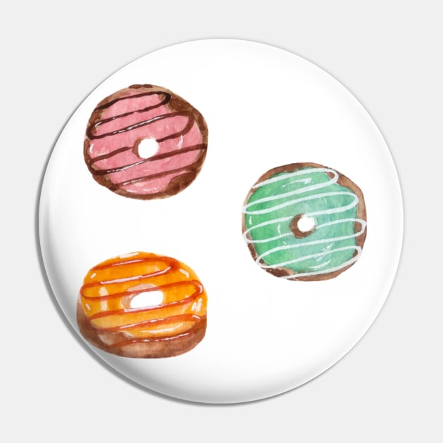 Donut set Pin by GinaaArts