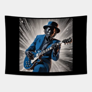 A Blues Guitarist Tapestry