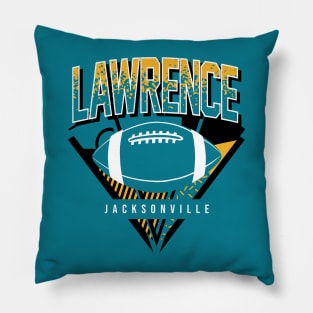 Lawrence Retro Jacksonville Football Pillow