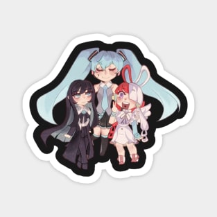 Miku, Uta, and Ado Magnet