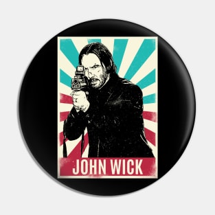 Vintage Retro John Wick Pin