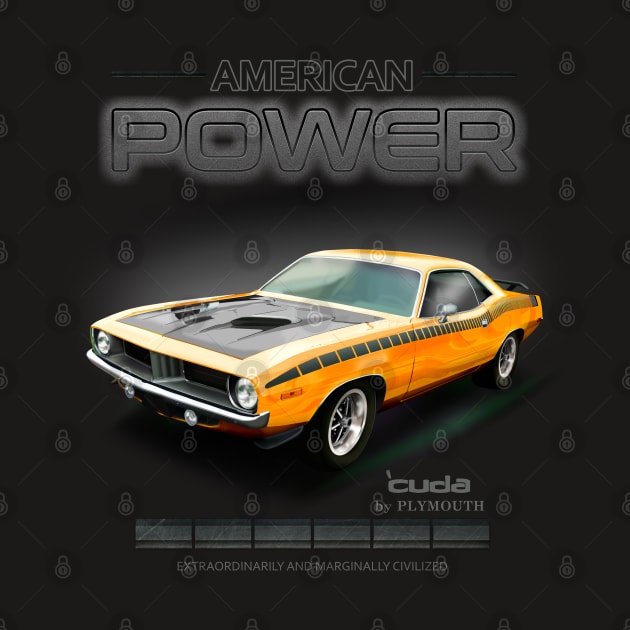 American Power Muscle Car by hardtbonez