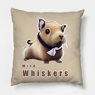 Wild whiskers Pillow