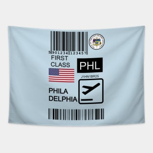 Philadelphia United States travel ticket Tapestry