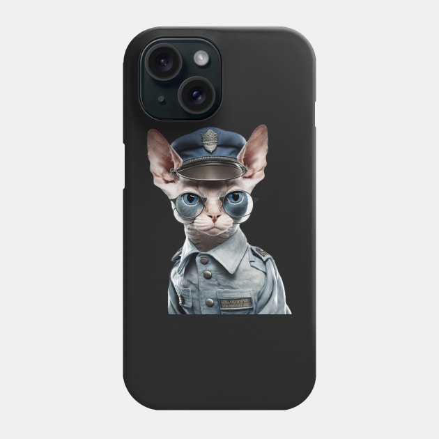 Police Devon Rex Phone Case by ZUCCACIYECIBO