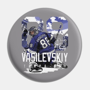 Andrei Vasilevskiy Tampa Bay Landmark Pin