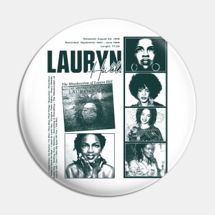 Lauryn Hill Fugees The Famous Vintage Retro Rock Rap Hiphop Pin