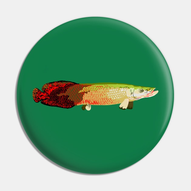 Arapaima Pin by stargatedalek