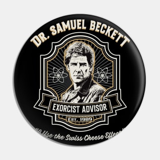 Sam Beckett Exorcist Advisor Pin