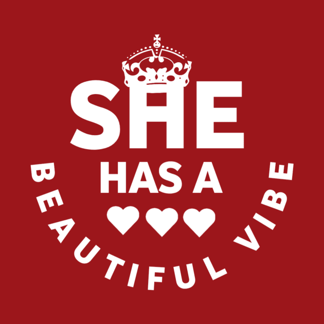 She has a beautiful vibe design by Lovelybrandingnprints