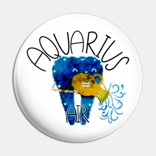 Molar Aquarius Pin