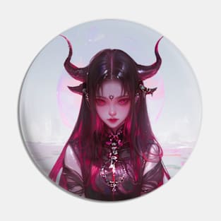 Lotus Demon Pin