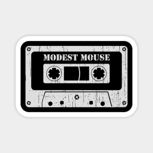 Modest Mouse - Vintage Cassette White Magnet