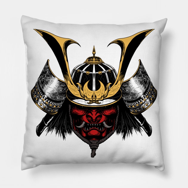 Samurai helmet SC Pillow by NitroxMarquez