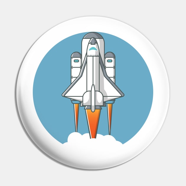 astronaut rocket Pin by fflat hds