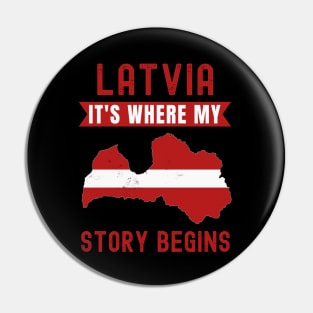 Latvia Pin