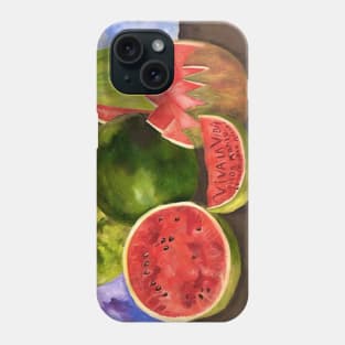 Viva la Vida, Watermelons by Frida Kahlo Phone Case