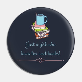 Just a girl who loves tea and books Pin