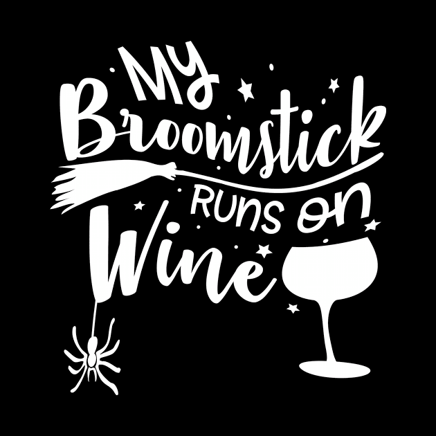 My Broomstick Runs On Wine by goldstarling