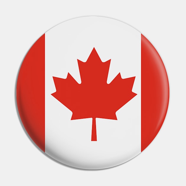 Canadian Flag Pin by Orchyd