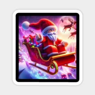 Roblox Santa Claus, jojojo, Christmas Magnet