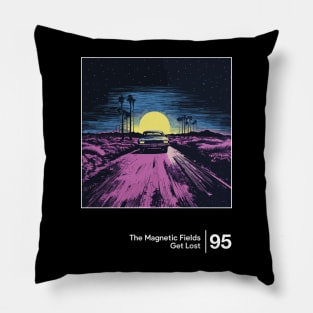 The Magnetic Fields / Minimalist Graphic Fan Artwork Pillow