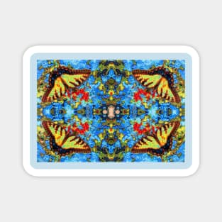 Digital Butterfly Design Magnet