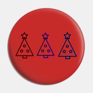 Christmas tree (RED) Pin