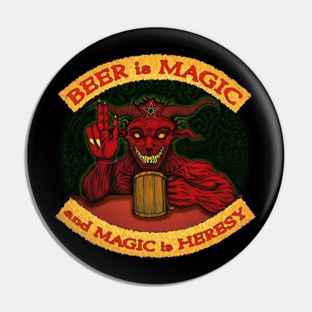 Beer is Magic - Azhmodai 2018 Pin by azhmodai