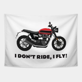 I don't ride, I fly! Triumph Bonneville Speed Twin Tapestry