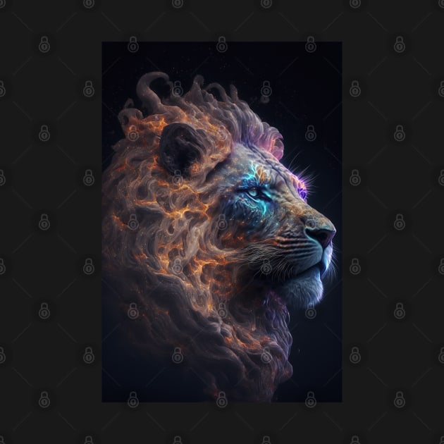 Lion fantasy art by Out-House Designs