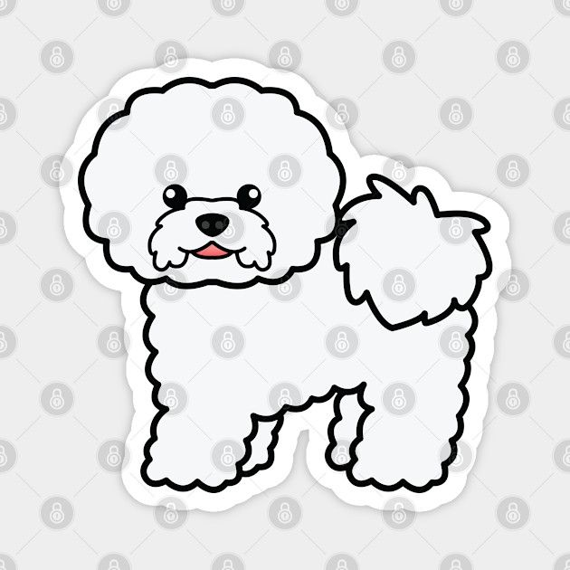 Bichon Frise Black And White Clipart