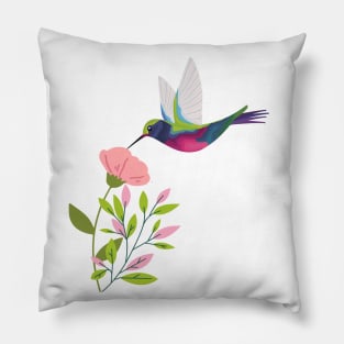 Beauty of Nature - Hummingbird Pillow