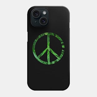 weed marijuana cannabis ganja peace sign for peace lover and pothead gift Phone Case