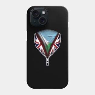 Djiboutian Flag  Djibouti Flag zipped British Flag - Gift for Djiboutian From Djibouti Phone Case