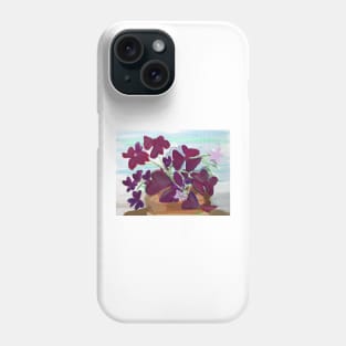 Oxalis or Shamrock Plant Phone Case