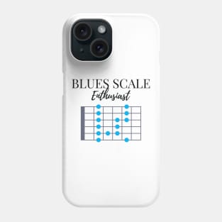 Blues Scale Enthusiast Light Theme Phone Case