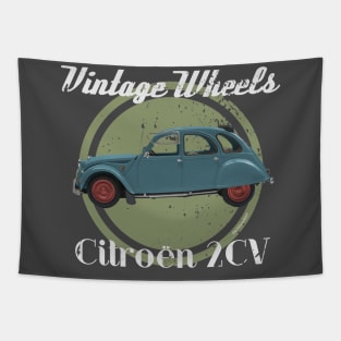 Vintage Wheels - Citroën 2CV Tapestry