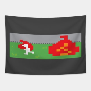 c64 8-bit Rally Speedway Tapestry