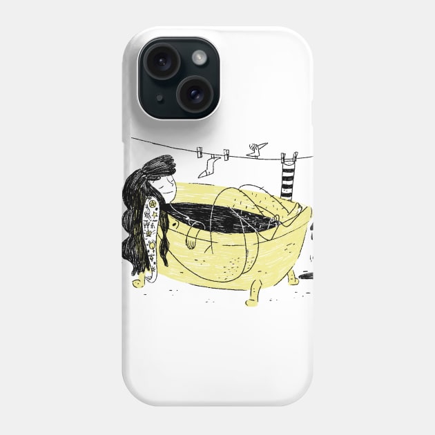 bath time Phone Case by PatriciaCo