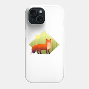 Wolf geometrical Phone Case